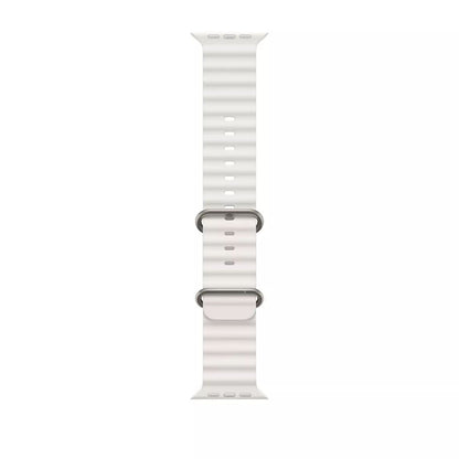 Techsuit W038 szíj Apple Watch 49mm / 46mm / 45mm / 44mm / 42mm sorozathoz, fehér