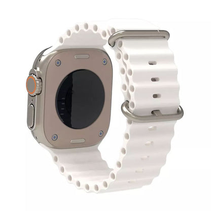 Techsuit W038 szíj Apple Watch 49mm / 46mm / 45mm / 44mm / 42mm sorozathoz, fehér