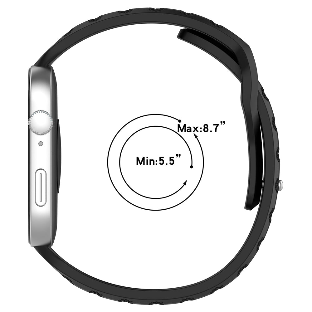 Techsuit W050 szíj Huawei Watch Fit 5 Pro / Fit 5 / Fit 4 Pro / Fit 4 / Fit 3-hoz, Bordó