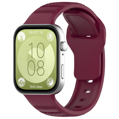 Techsuit W050 szíj Huawei Watch Fit 5 Pro / Fit 5 / Fit 4 Pro / Fit 4 / Fit 3-hoz, Bordó
