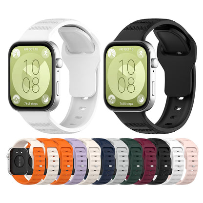 Techsuit W050 szíj Huawei Watch Fit 4 Pro / Watch Fit 4 / Watch Fit 3 órákhoz, Fekete