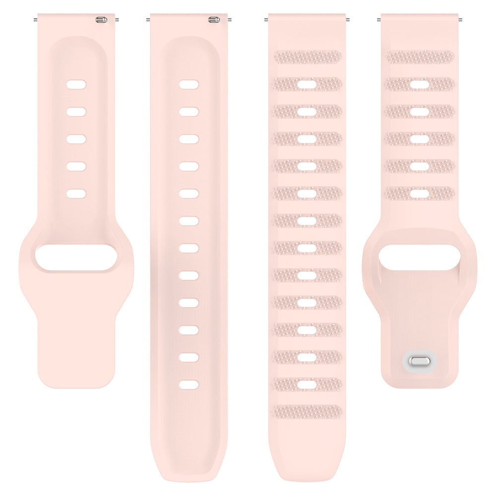 Techsuit W050 szíj Samsung Galaxy Watch / Huawei Watch sorozathoz, 20mm, Rózsaszín