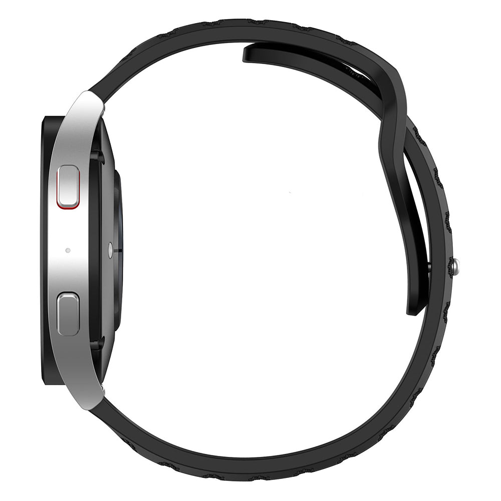 Techsuit W050 szíj Samsung Galaxy Watch / Huawei Watch sorozathoz, Narancssárga Bézs