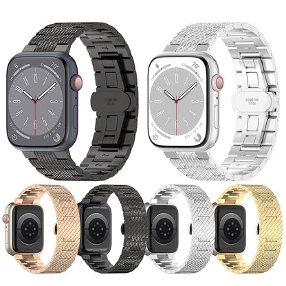 Techsuit W052 szíj Apple Watch 49mm / 46mm / 45mm / 44mm / 42mm sorozathoz, Ezüst