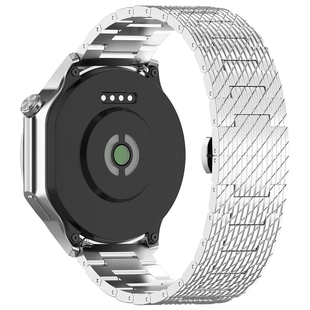 Techsuit W052 szíj Huawei Watch / Xiaomi Watch sorozathoz, 22mm, Ezüst
