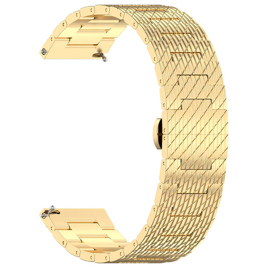 Techsuit W052 Strap for Samsung Galaxy Watch / Huawei Watch Series, 20mm, Gold