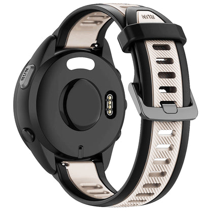 Techsuit W053 szíj Huawei Watch / Garmin Watch sorozathoz, 18mm, Bézs