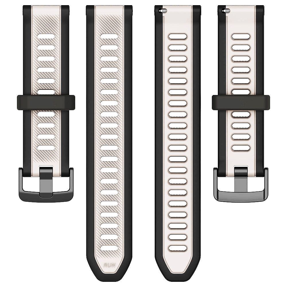 Techsuit W053 szíj Huawei Watch / Garmin Watch sorozathoz, 18mm, Bézs