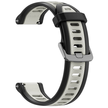 Techsuit W053 szíj Huawei Watch / Garmin Watch sorozathoz, 18mm, szürke