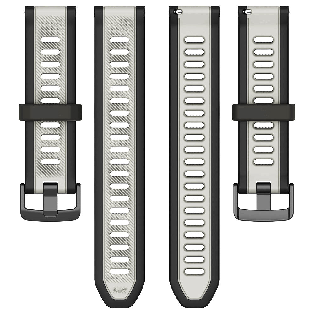 Techsuit W053 szíj Huawei Watch / Garmin Watch sorozathoz, 18mm, szürke
