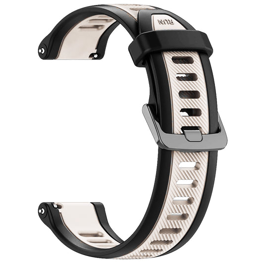 Techsuit W053 szíj Samsung Galaxy Watch / Huawei Watch sorozathoz, 20mm, Bézs