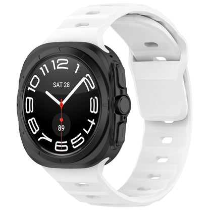 Techsuit W055 szíj Samsung Galaxy Watch Ultra órához, Fehér