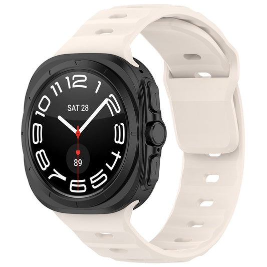 Techsuit W055 szíj Samsung Galaxy Watch Ultra órához, Bézs