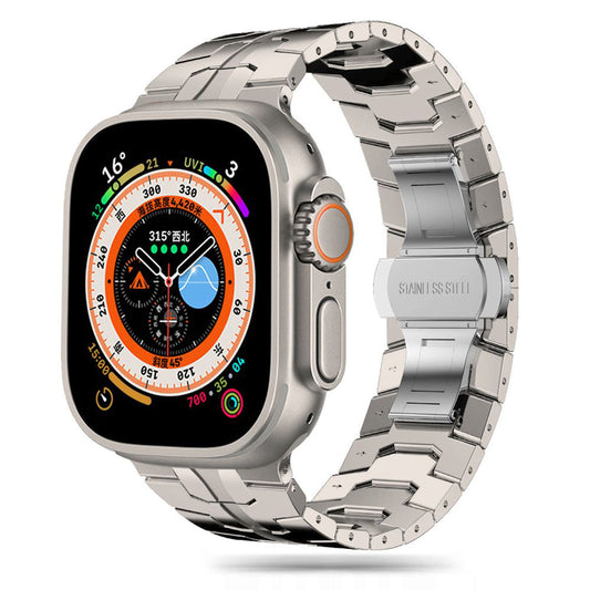Techsuit W063 szíj Apple Watch 49mm / 46mm / 45mm / 44mm / 42mm sorozathoz, Szürke