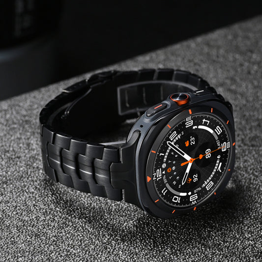 Techsuit W063 szíj Samsung Galaxy Watch Ultra órához, Fekete