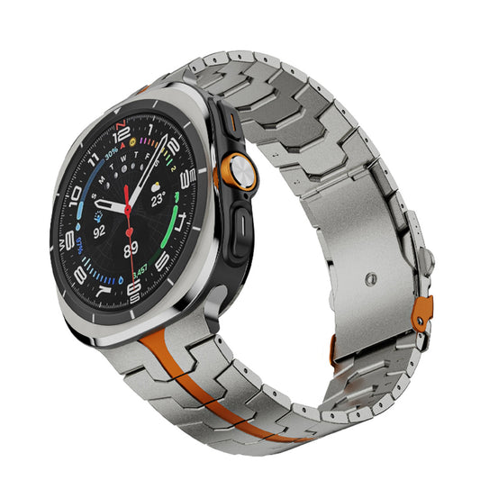 Techsuit W063 szíj Samsung Galaxy Watch Ultra-hoz, Narancssárga