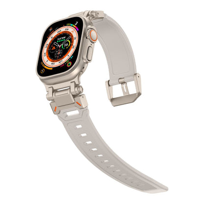 Techsuit W064 szíj Apple Watch 49mm / 46mm / 45mm / 44mm / 42mm sorozathoz, Ezüst