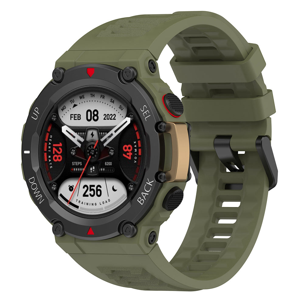 Techsuit W067 szíj az Amazfit T-Rex 2-höz, Sötétzöld