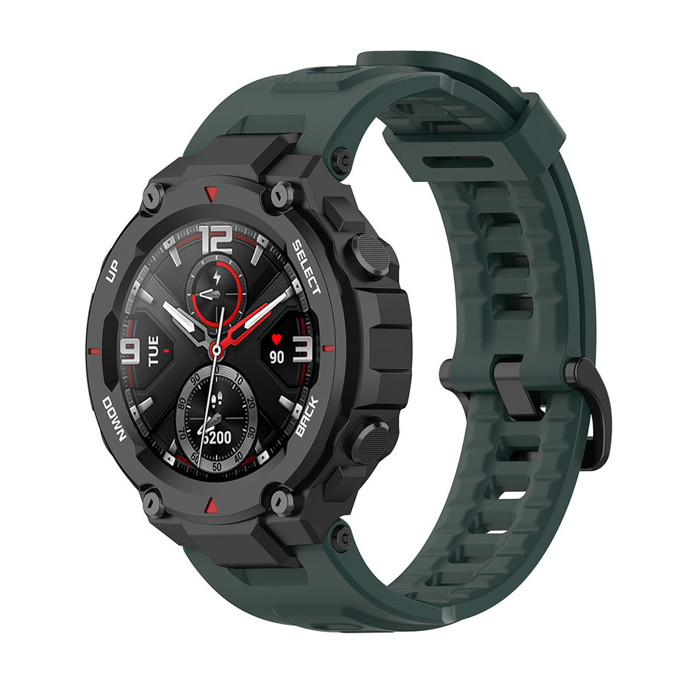 Techsuit W067 szíj az Amazfit T-Rex Pro / T-Rex számára, Sötétzöld