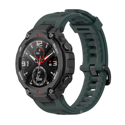 Techsuit W067 szíj az Amazfit T-Rex Pro / T-Rex számára, Sötétzöld