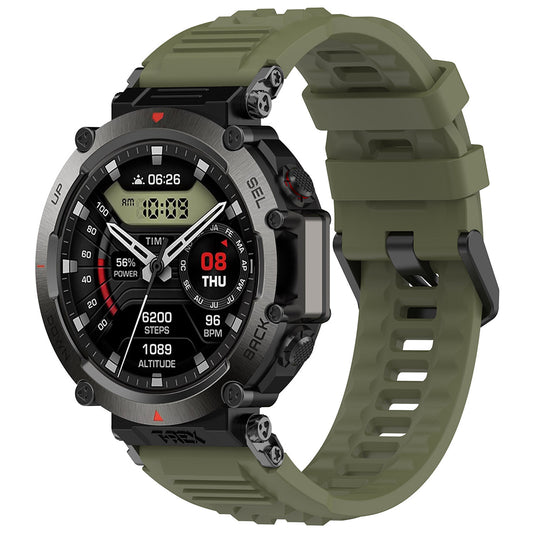 Techsuit W067 szíj Amazfit T-Rex Ultra-hoz, zöld