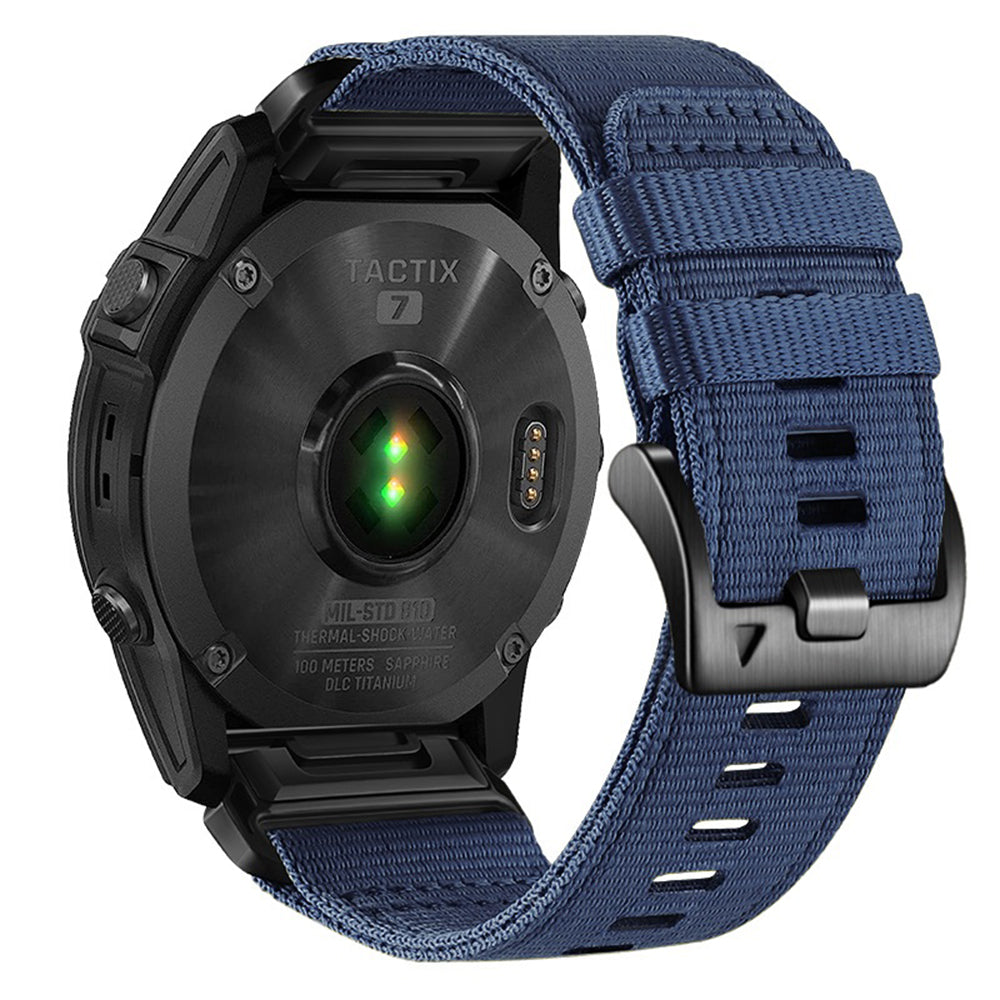 Techsuit W070 szíj Garmin Watch Fenix sorozathoz, 26mm, Tengerészkék