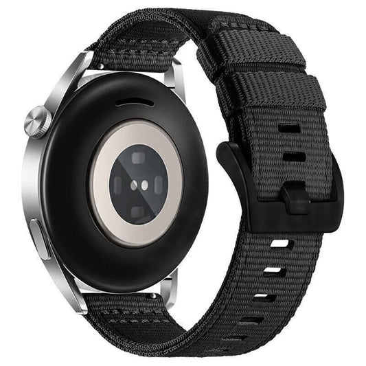 Techsuit W070 szíj Samsung Galaxy Watch / Huawei Watch sorozathoz, 20mm, Fekete