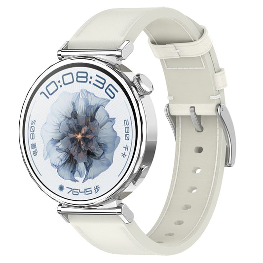 Techsuit W073 szíj Huawei Watch / Garmin Watch sorozathoz, 18mm, Fehér