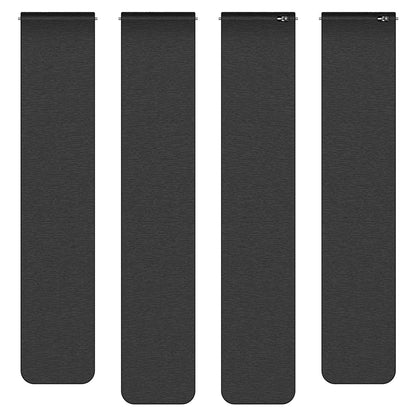 Techsuit W074 szíj Samsung Galaxy Watch Series-hez, 20mm, Fekete