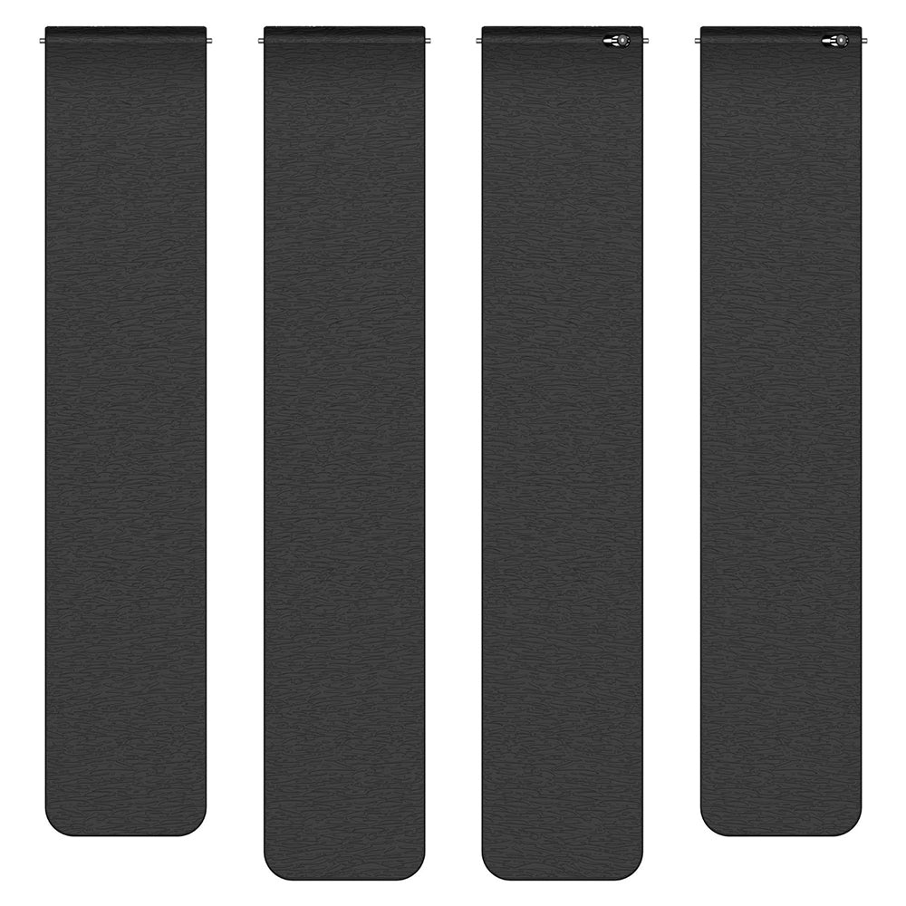 Techsuit W074 szíj Samsung Galaxy Watch Series-hez, 20mm, Fekete-Piros