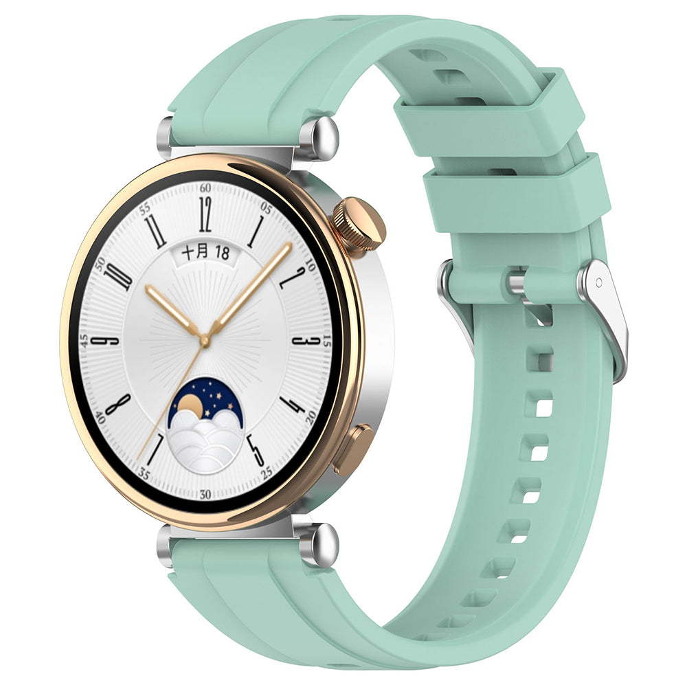 Techsuit W075 szíj Huawei Watch / Garmin Watch sorozathoz, 18mm, Zöld