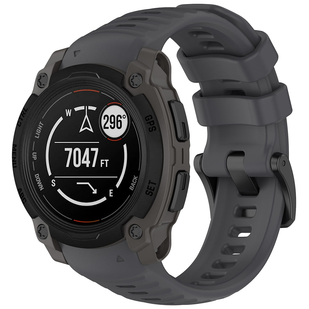 Techsuit W076 szíj Garmin Instinct E 40mm-hez, Szürke