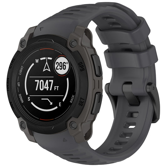 Techsuit W076 szíj Garmin Instinct E 40mm-hez, Szürke