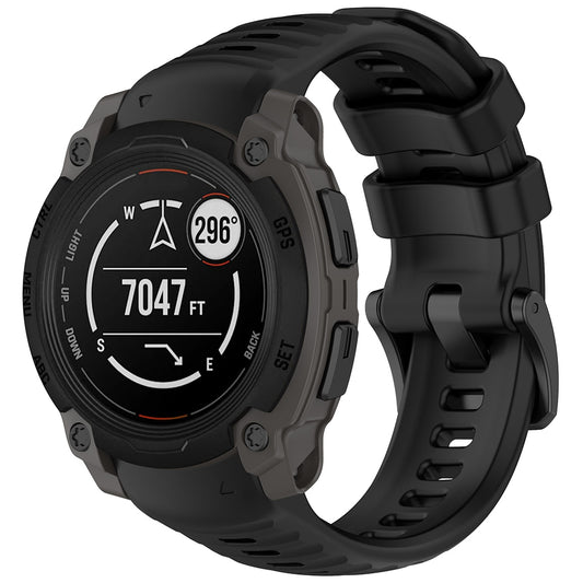 Techsuit W076 szíj a Garmin Instinct E 40mm-hez, Fekete