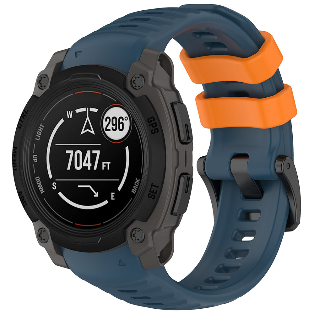 Techsuit W076 szíj Garmin Instinct E 45mm-hez, Kék