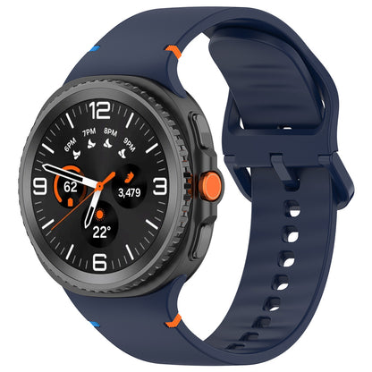 Techsuit W079 szíj Samsung Galaxy Watch 8 Classic / Watch8 44mm / Watch 8 40mm, tengerészkék