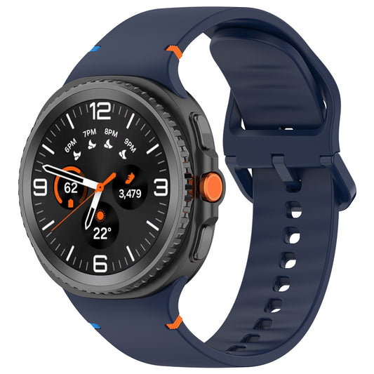Techsuit W079 szíj Samsung Galaxy Watch 8 Classic / Watch8 44mm / Watch 8 40mm, tengerészkék