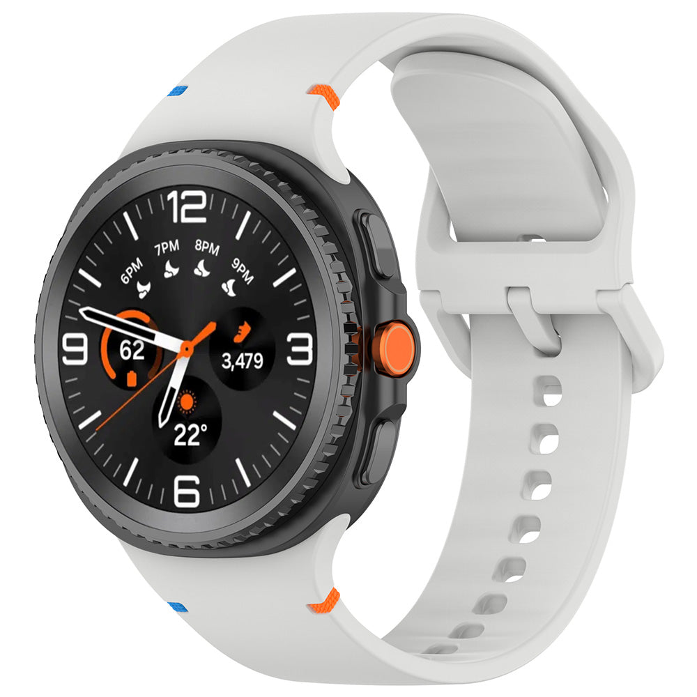 Techsuit W079 szíj Samsung Galaxy Watch 8 Classic / Watch8 44mm / Watch 8 40mm, Szürke