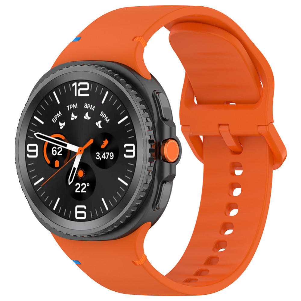 Techsuit W079 szíj Samsung Galaxy Watch 8 Classic / Watch8 44mm / Watch 8 40mm, Narancssárga