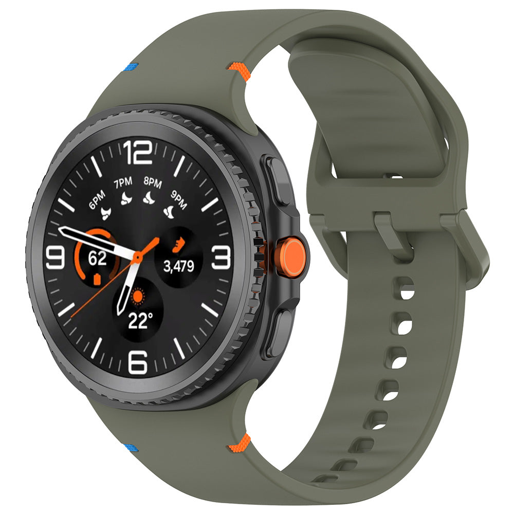 Techsuit W079 szíj Samsung Galaxy Watch 8 Classic / Watch8 44mm / Watch 8 40mm, Zöld