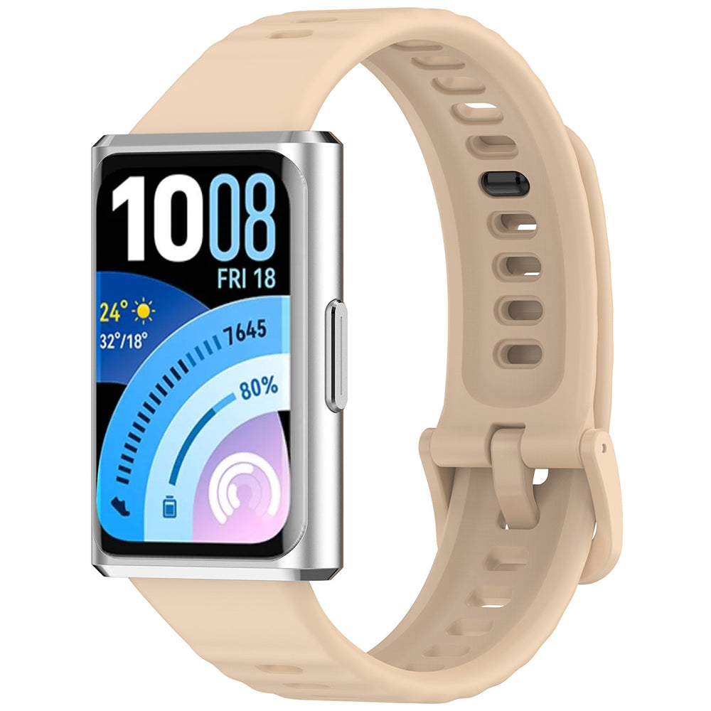 Techsuit W082 szíj Huawei Band 11 / 11 Pro-hoz, bézs