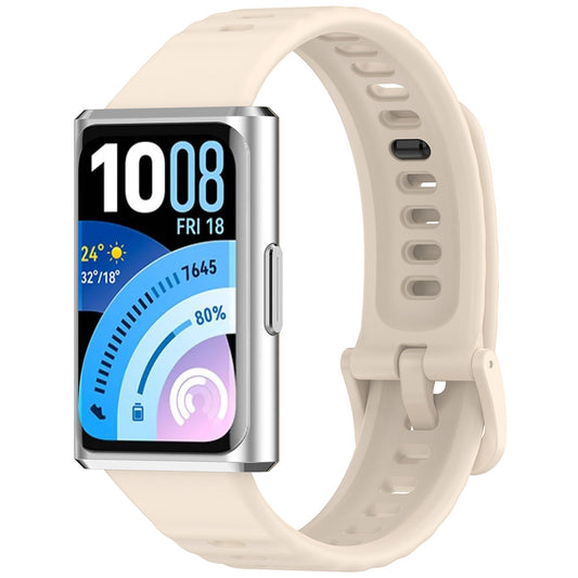 Techsuit W082 szíj Huawei Band 11 / 11 Pro-hoz, krémszínű