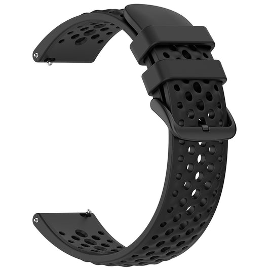 Techsuit W083 szíj Amazfit Watch / Samsung Watch Series, 22mm, Fekete