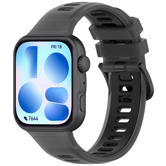 Techsuit W084 szíj Huawei Watch Fit 5 Pro / Fit 5 / Fit 4 Pro / Fit 4 / Fit 3-hoz, fekete