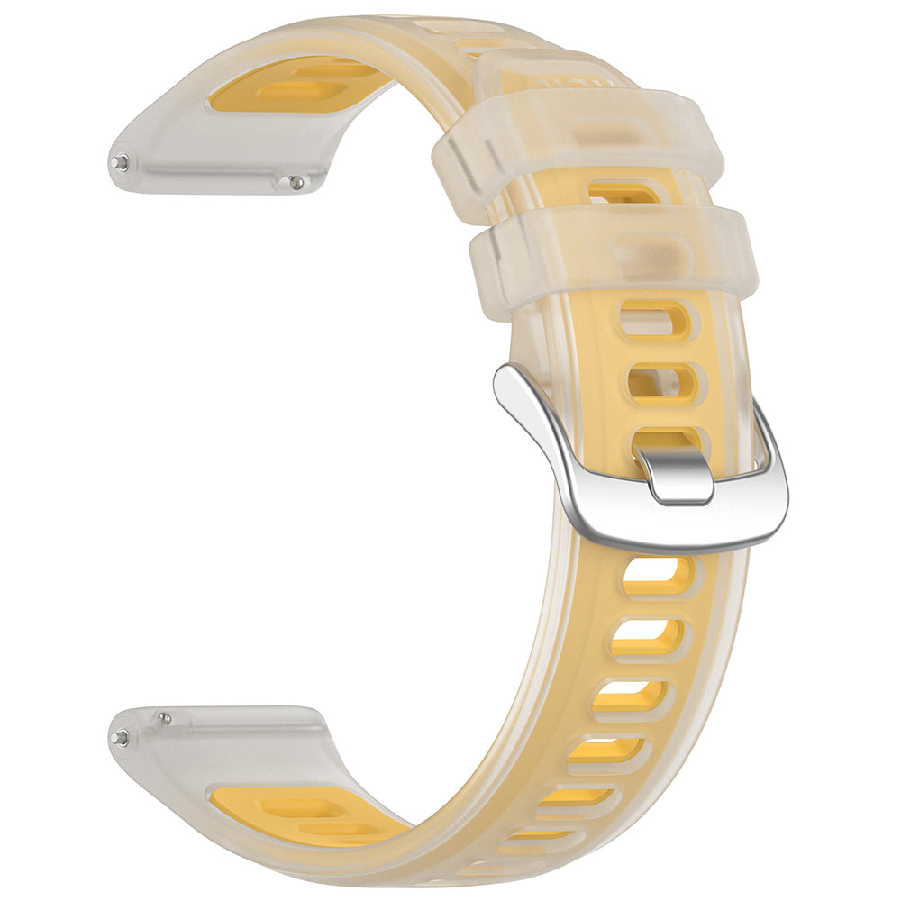 Techsuit W084 szíj Samsung Galaxy Watch / Huawei Watch sorozathoz, 20mm, sárga
