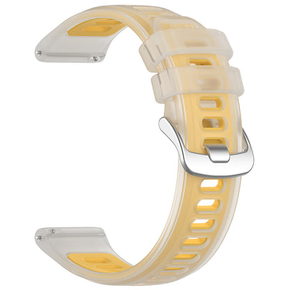 Techsuit W084 szíj Samsung Galaxy Watch / Huawei Watch sorozathoz, 20mm, sárga