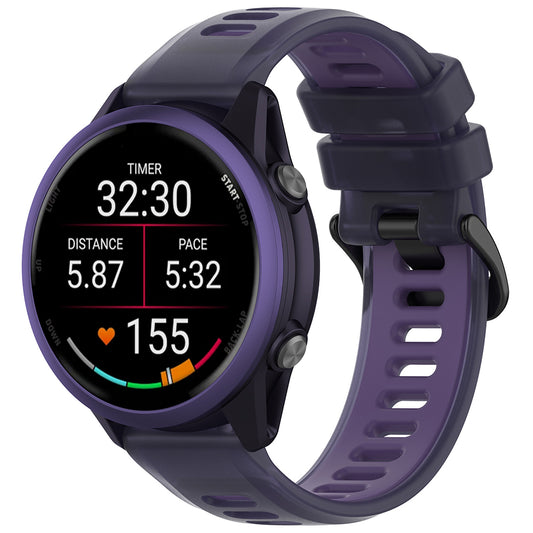 Techsuit W084 szíj Samsung Galaxy Watch / Huawei Watch sorozathoz, 22mm, Lila