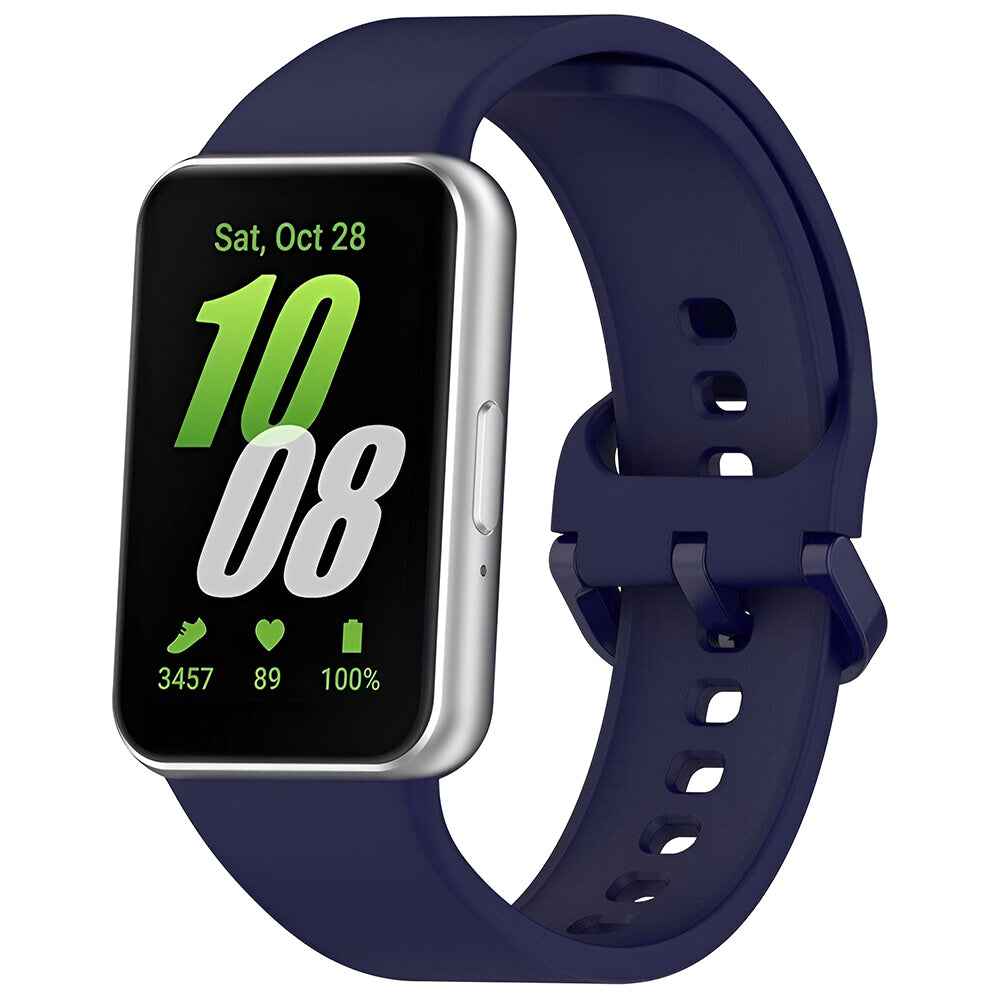 Techsuit W086 szíj Samsung Galaxy Fit3 R39M-hez, tengerészkék
