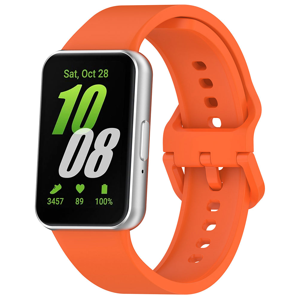 Techsuit W086 szíj Samsung Galaxy Fit3 R39M-hez, narancssárga