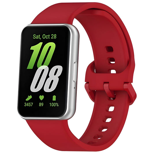 Techsuit W086 szíj Samsung Galaxy Fit3 R39M-hez, piros